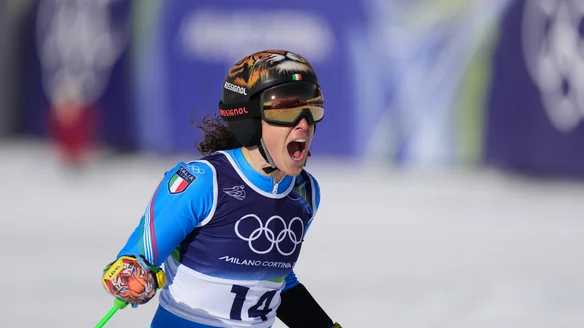 Federica Brignone Wins Second Gold in Cortina Giant Slalom